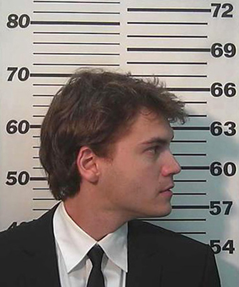 Hirsh's booking photo. (Getty)
