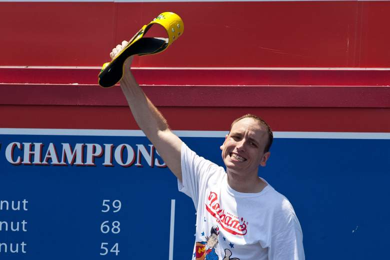 Joey Chestnut has won 8-straight Nathan's Hot Dog Eating Competitions. (Getty)