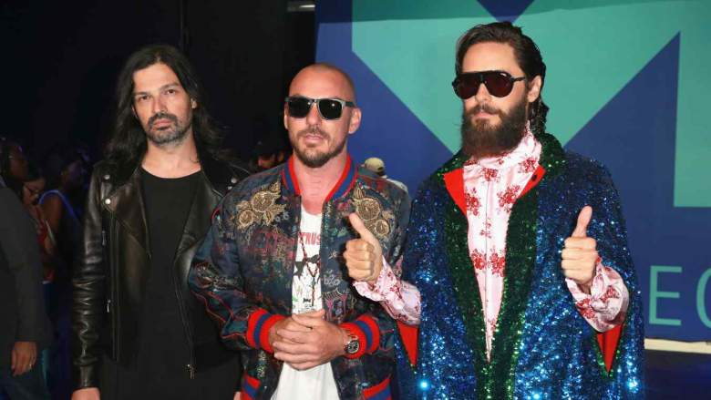 30 Seconds to Mars Red Carpet, 30 Seconds to Mars VMAs, Jared Leto 30 Seconds to Mars
