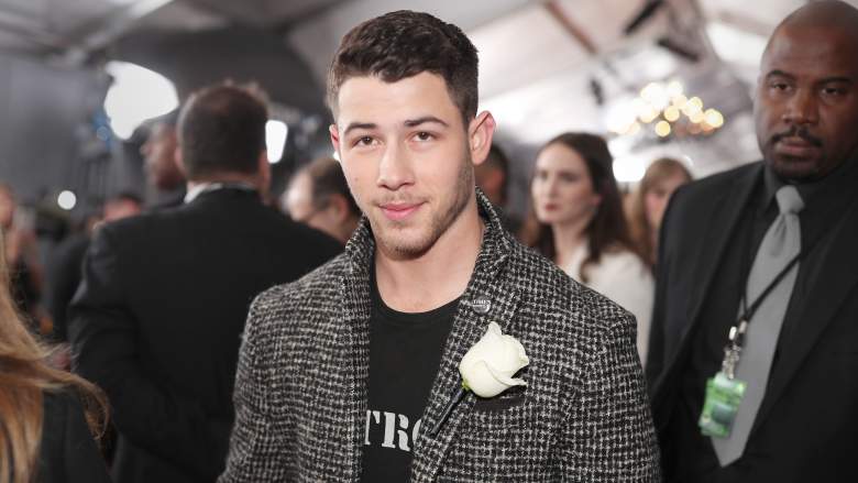 Nick Jonas White Rose, White Rose Grammys 2018