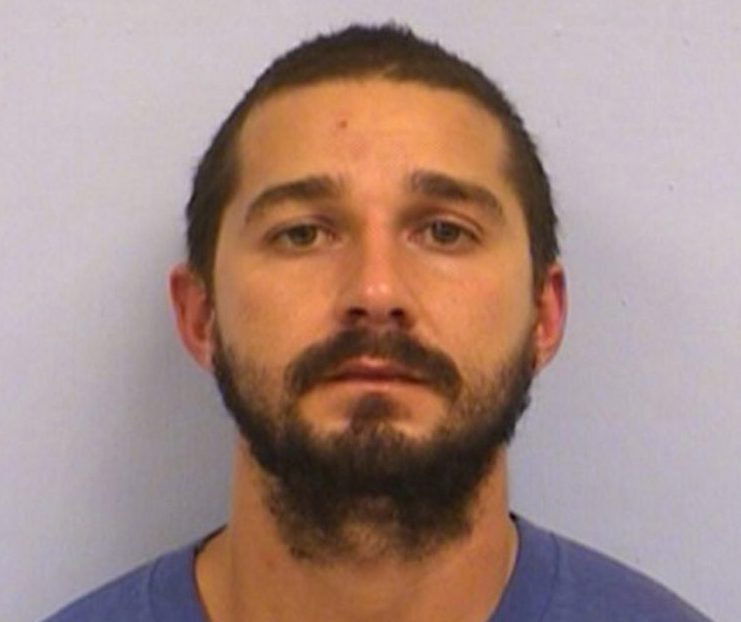 Shia LaBeouf mugshot