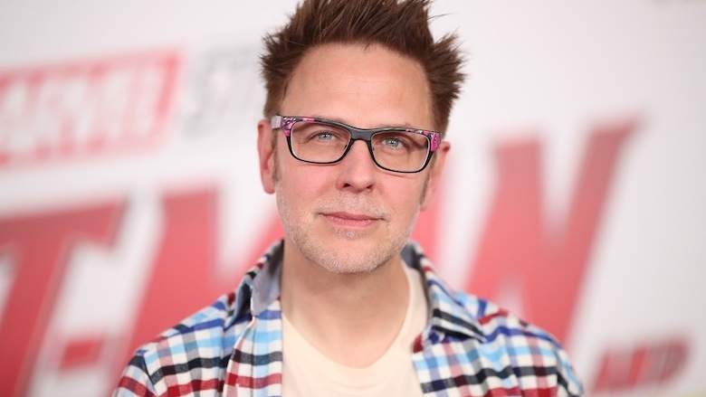 James Gunn attends a Marvel premiere.