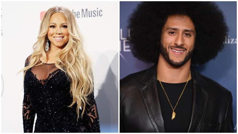 Mariah Carey meets Colin Kaepernick