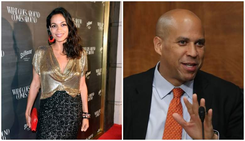 rosario dawson cory booker