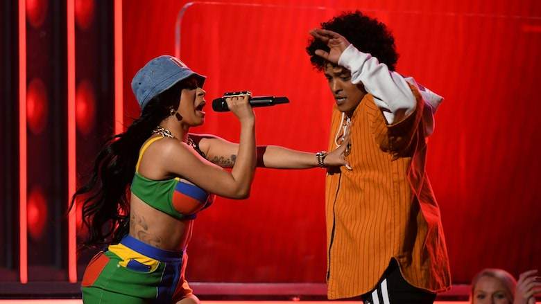 Cardi B & Bruno Mars Perform