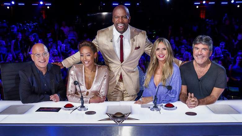 Heidi Klum and Mel B On AGT