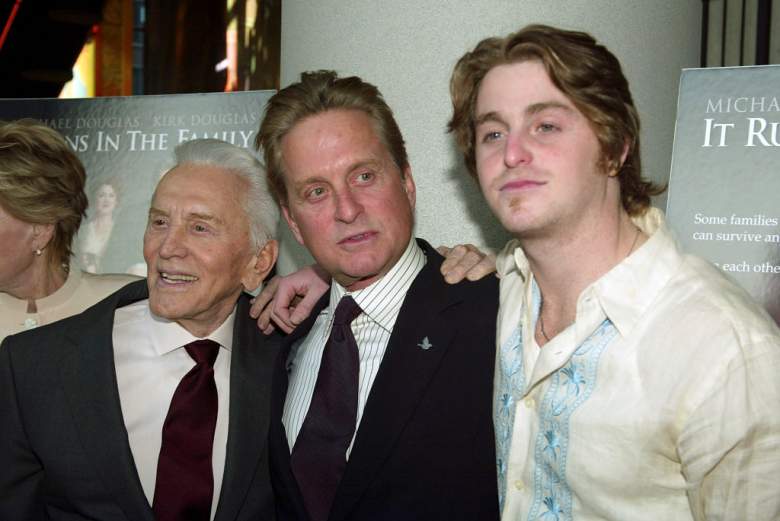 Michael Douglas with Cameron Douglas