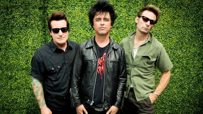 Green Day at the SiriusXM studios.