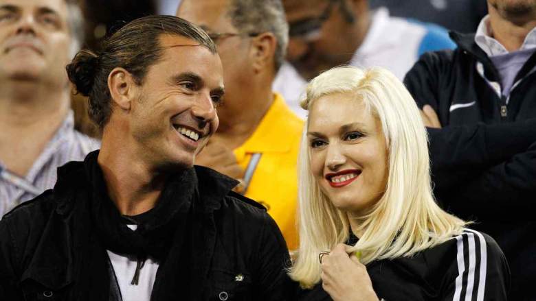 Gavin Rossdale and Gwen Stefani attend the 2010 Us Open.