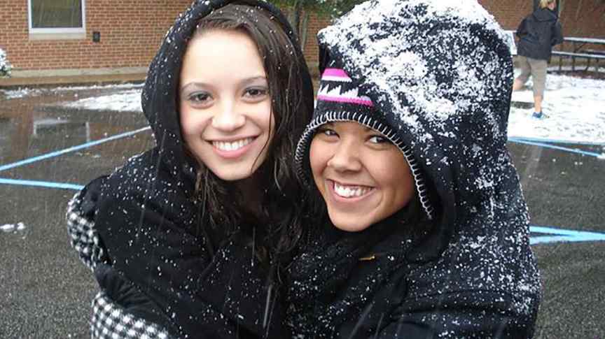 Faith Hedgepeth and Euna Chavis in "Who Killed the Co-Ed? An ID Murder Mystery"