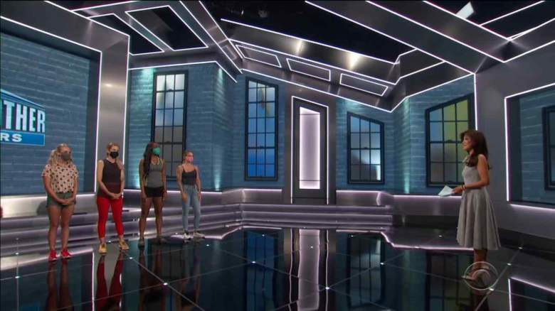 Christmas Abbott, Daniele Donato Briones, Nicole Franzel, and Da'Vonne Rogers on the Big Brother 22 premiere