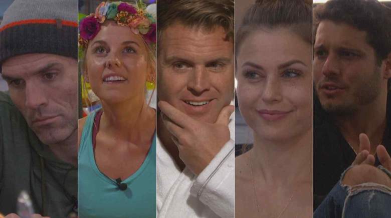 The final five in the Big Brother 22 house: Enzo Palumbo, Nicole Franzel, Memphis Garrett, Christmas Abbott, and Cody Calafiore.