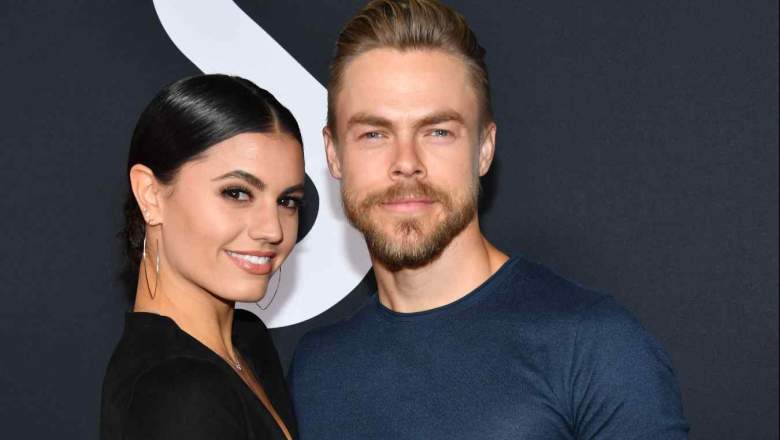 Hayley Erbert and Derek Hough attend the premiere of 20th Century Fox's "Ad Astra" at The Cinerama Dome on September 18, 2019 in Los Angeles.