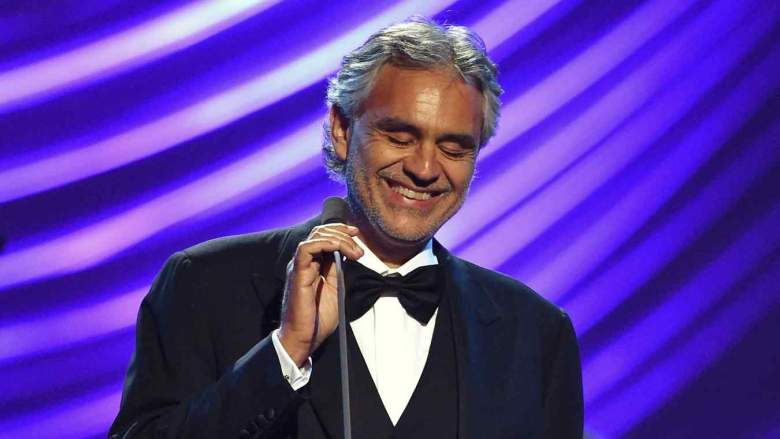 Andrea Bocelli blind
