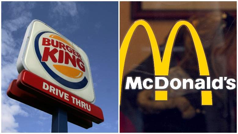 McDonalds Burger King Christmas