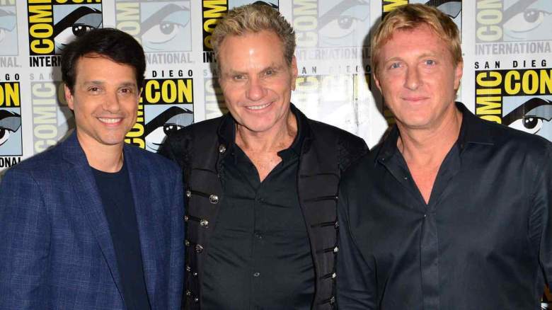 Ralph Macchio, Martin Kove and William Zabka