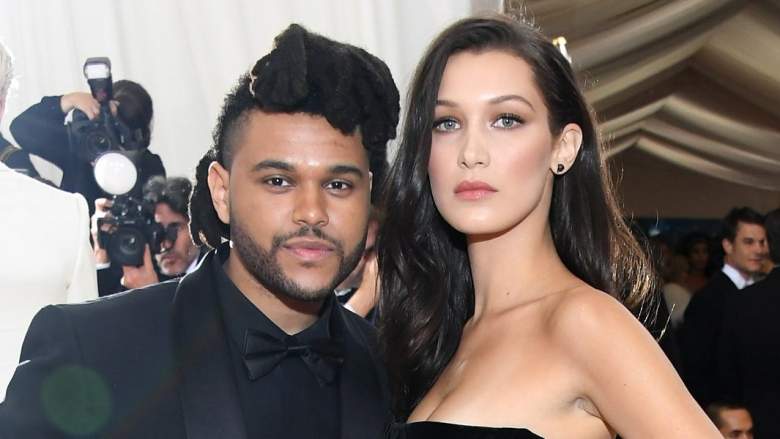 The Weeknd (L) and Bella Hadid attend the "Manus x Machina: Fashion In An Age Of Technology" Costume Institute Gala