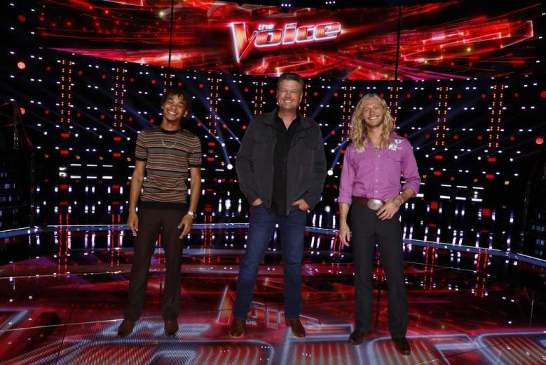Pictured: Cam Anthony, Blake Shelton, Jordan Matthew Young