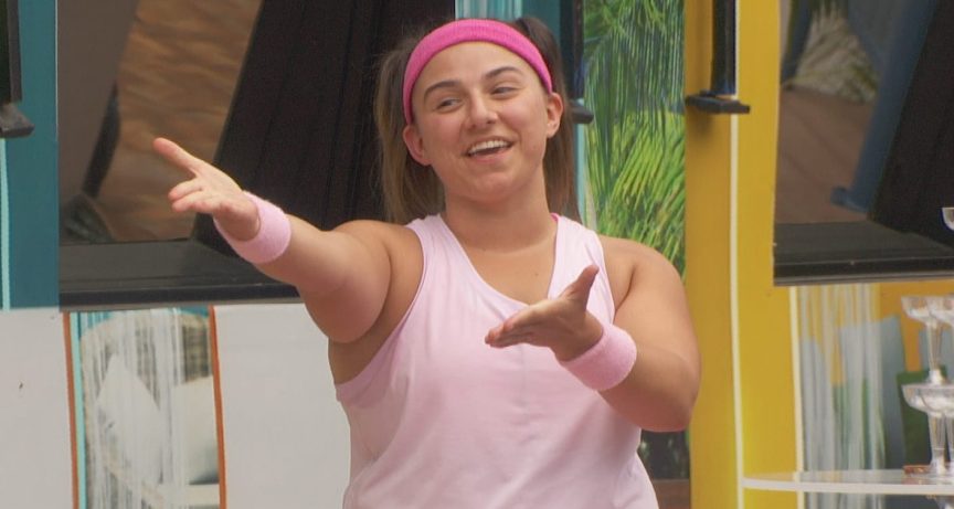 Britini D'Angelo in the 'Big Brother 23' house