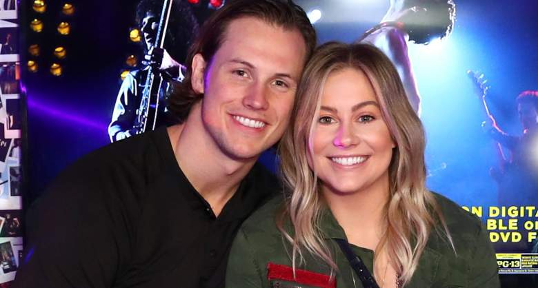 Andrew East and Shawn Johnson attend Bohemian Rhapsody's Get Loud Extravaganza