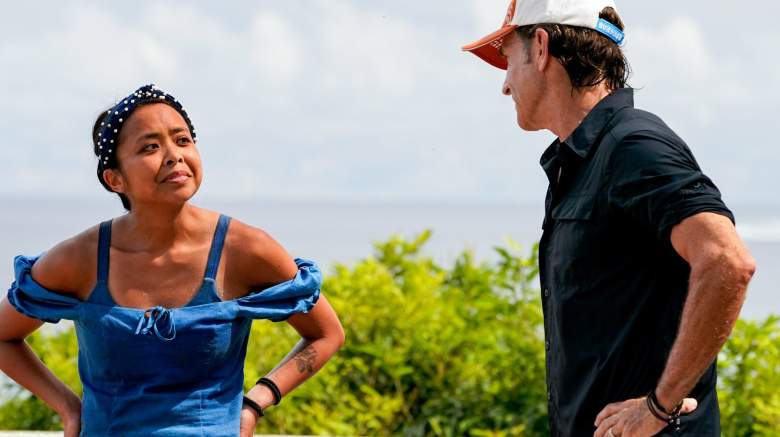 “There's Gonna Be Blood” — Erika Casupanan and Jeff Probst.