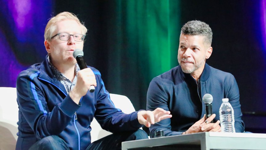 Anthony Rapp and Wilson Cruz