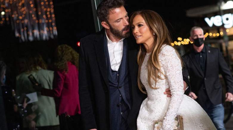 Jennifer Lopez with Ben Affleck