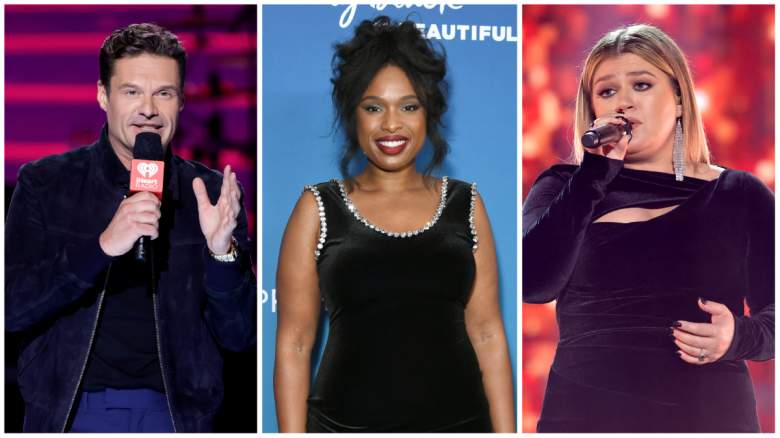 Ryan Seacrest, Jennifer Hudson, and Kelly Clarkson