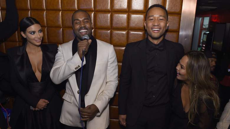 Kanye West, John Legend & wives