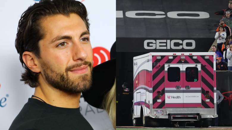 Jason Tartick and an ambulance.