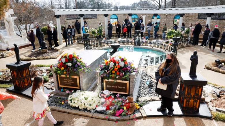 Lisa Marie Presley grave.