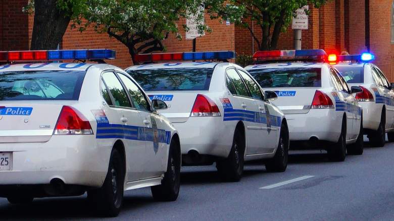 Police cars