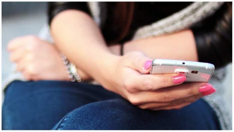 woman on phone