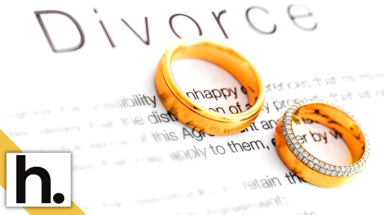 Divorce papers.