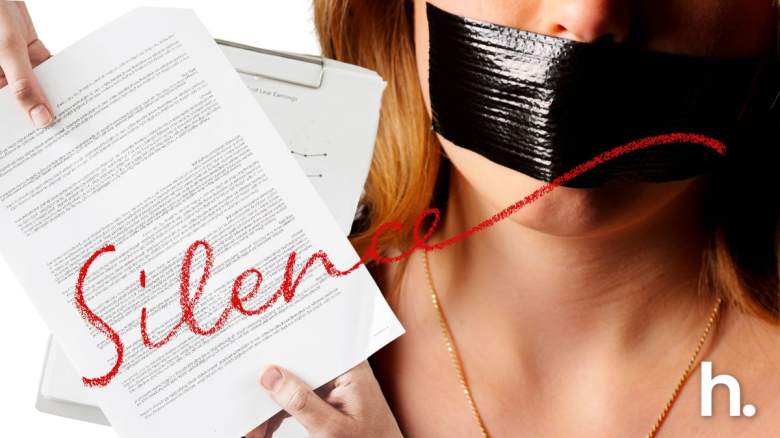 Gag order image.