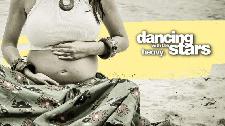 A baby bump.