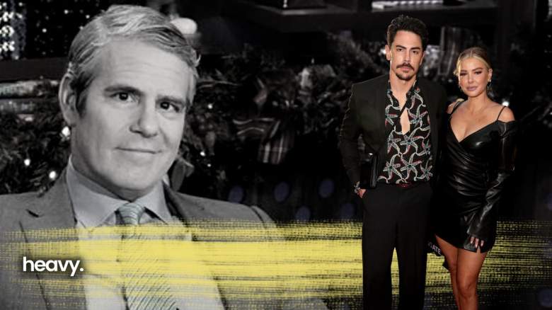 Andy Cohen, Tom Sandoval and Ariana Madix.