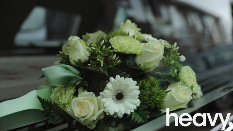 Funeral flowers.