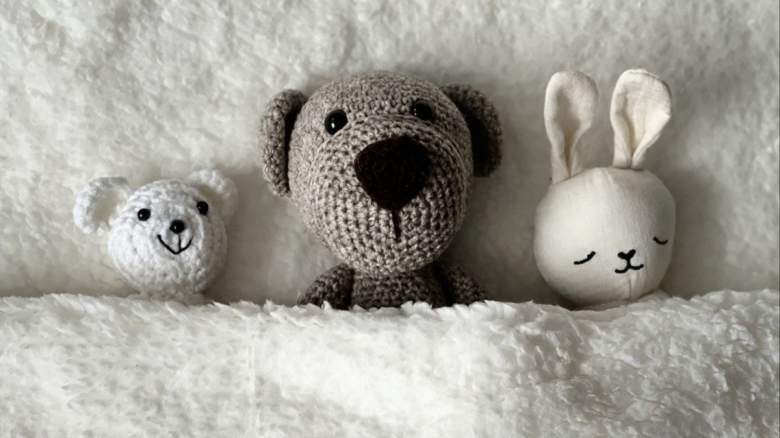 Stuffed animals.