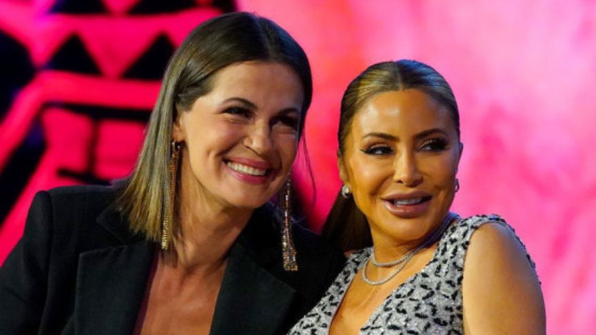 Julia Lemigova and Larsa Pippen