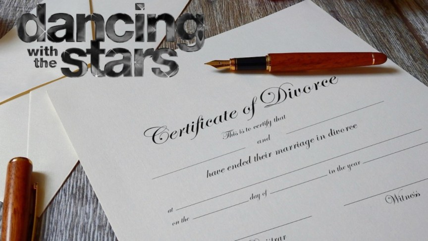 Divorce paperwork.