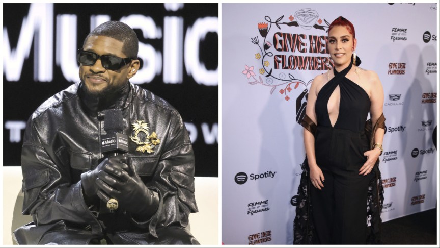 Jennifer Goicoechea, usher girlfriend