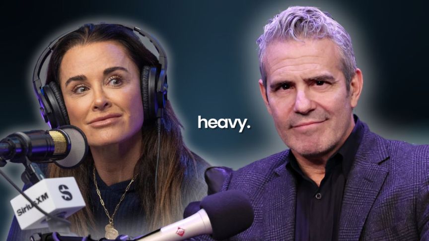 Kyle Richards and Andy Cohen.