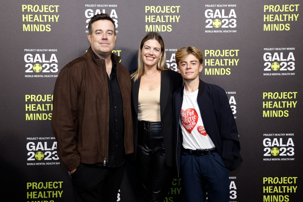 Carson Daly with family