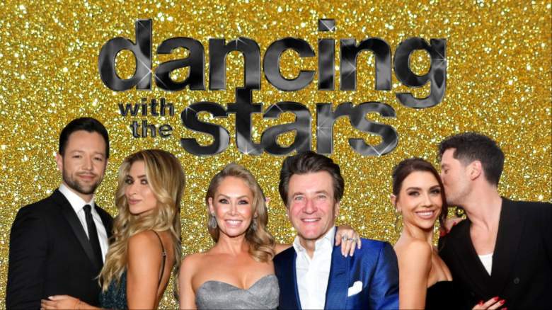 Pasha Pashkov, Daniella Karagach, Kym and Robert Herjavec, Jenna Johnson, and Val Chmerkovskiy.