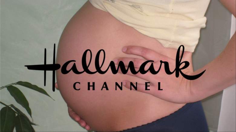 A baby bump.