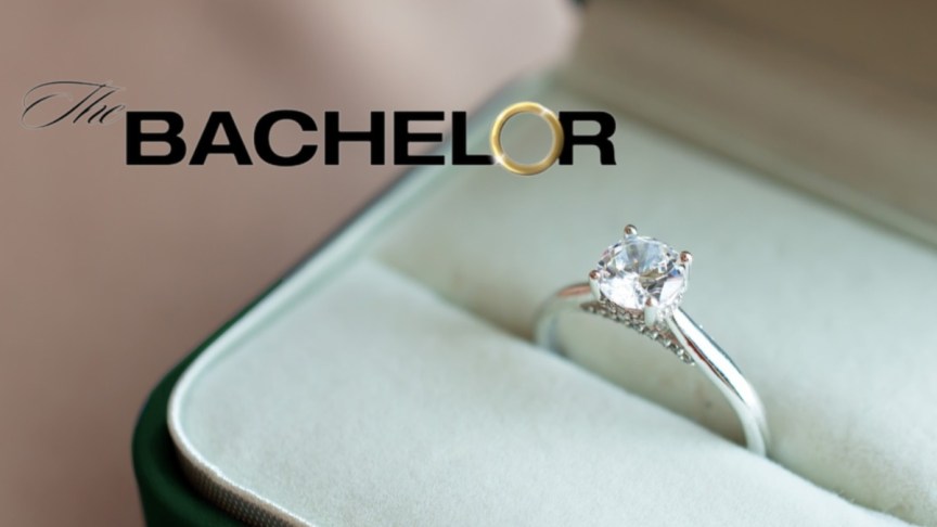 An engagement ring.