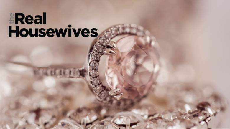 An engagement ring.
