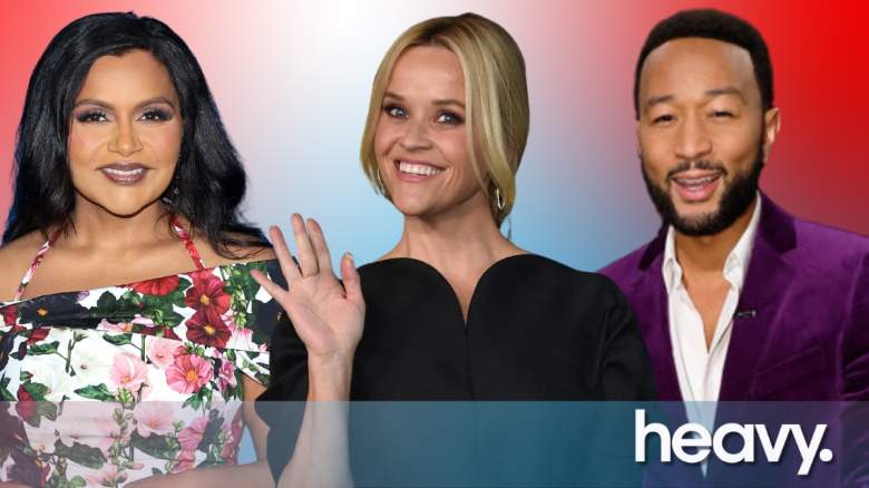 Mindy Kaling, Reese Witherspoon, John Legend