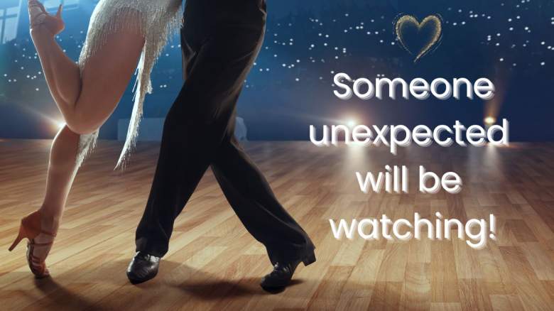 Dancers in a ballroom.